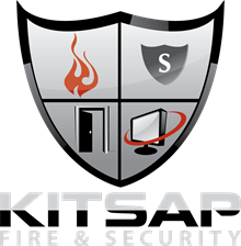 Kitsap Fire & Security shield logo